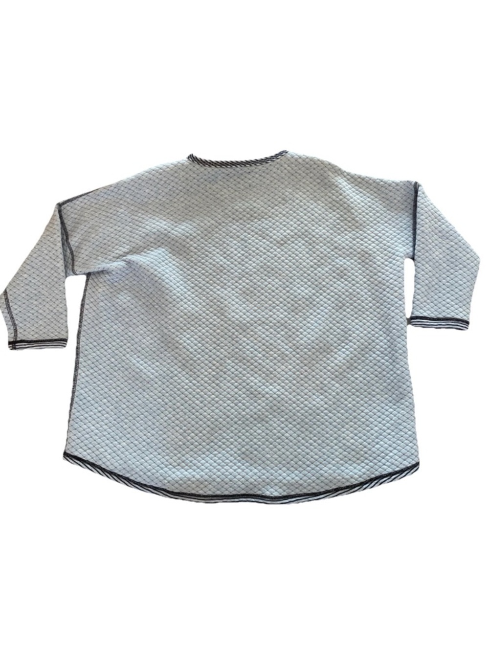 Tuckernuck Reversible Heathered Blue Ally Swing Crewneck Sporty Sweatshirt M/L - Picture 7 of 12